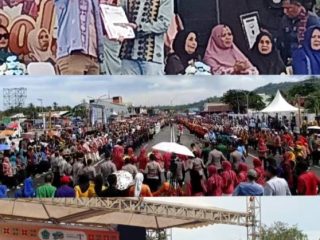 Spektakuler! 26.126 Warga Ikut Tari Lulo, Konawe Cetak Rekor Dunia MURI di HUT Daerah