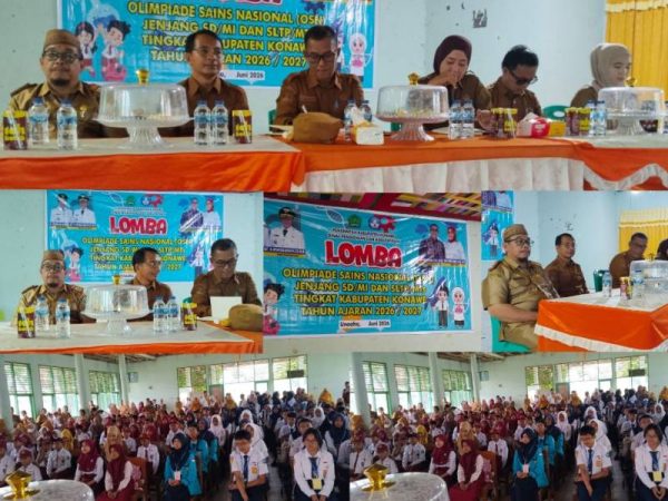 OSN Jenjang SD/MI dan SMP/MTs Tingkat Kabupaten Konawe Resmi Digelar, Wadah Melahirkan Generasi Berprestasi Menuju Tingkat Nasional