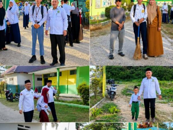 Kakan Kemenag Konawe Ajak Para Ayah Antar Anak di Hari Pertama Sekolah, Wujudkan Kepedulian terhadap Masa Depan Generasi