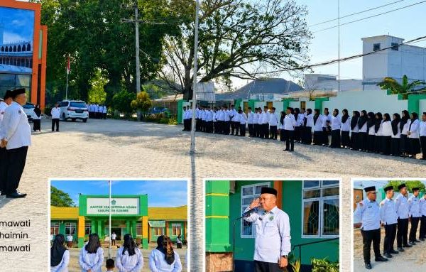 Kepala Kemenag Konawe Pimpin Apel Pagi, Tekankan Disiplin, Integritas, dan Peningkatan Pelayanan Publik