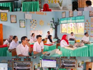 Koordinator Pengawas Disdikbud Konawe Perkuat Tata Kelola Administrasi Sekolah, Kepala Sekolah se-Amonggedo Ikuti Observasi di SDN 2 Benua