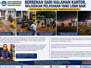 Disdikbud Konawe Berbenah dari Halaman Kantor, Wujudkan Pelayanan Prima dan Pendidikan Berkualitas