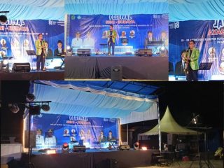Ahmad Djauhari Buka Festival 9 Cabang Lomba Pelajar Semarak HUT ke-81 RI di Food Court ICP Konawe.