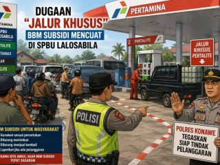 Dugaan “Jalur Khusus” BBM Subsidi Mencuat di SPBU Lalosabila, Polres Konawe Tegaskan Siap Tindak Pelanggaran