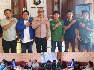 Perkuat Sinergi dengan Mahasiswa, Kapolres Konawe Gelar Silaturahmi Bersama BEM dan PMII