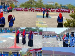 Khidmat Upacara HUT ke-81 RI, SD Negeri Praja Taman Sari Ahuawatu Kobarkan Semangat Kemerdekaan