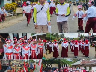 35 Sekolah Siap Meriahkan Gerak Jalan Indah Tingkat Kecamatan Amonggedo Tahun 2026