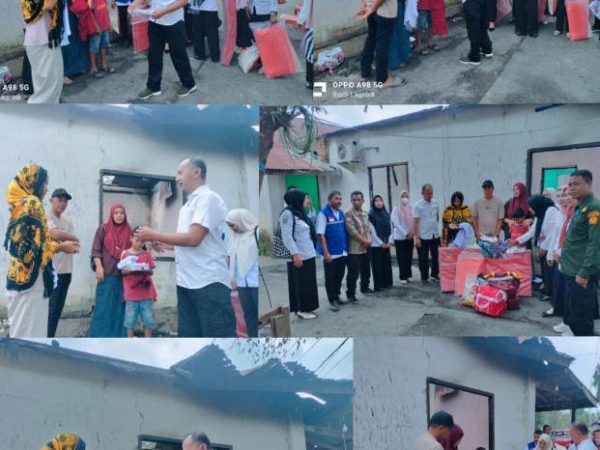 Dinsos Konawe Salurkan Bantuan Korban Kebakaran Rumah di Kelurahan Kasupute