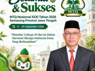 Kakan Kemenag Konawe H. Hasrun Taleo Sampaikan Selamat dan Sukses MTQ Nasional XXXI 2026 di Semarang